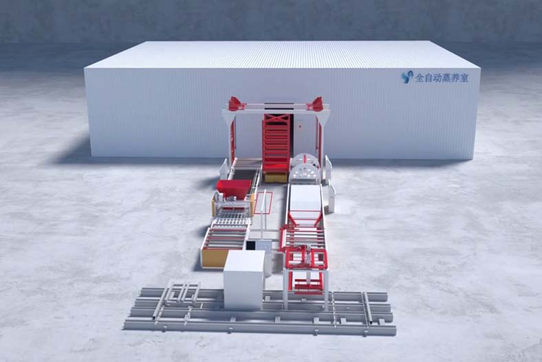 全自动蒸养室三维动画